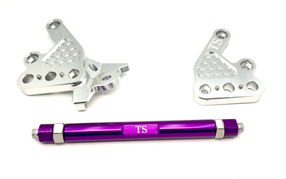 Custom CNC Aluminum Footpeg Bracket Assembly Talaria MX3, MX4, MX5 - Howling Moto