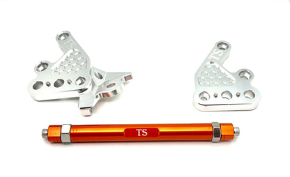 Custom CNC Aluminum Footpeg Bracket Assembly Talaria MX3, MX4, MX5 - Howling Moto