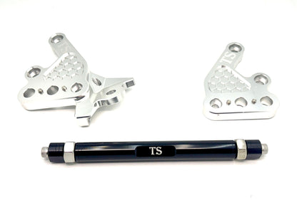 Custom CNC Aluminum Footpeg Bracket Assembly Talaria MX3, MX4, MX5 - Howling Moto