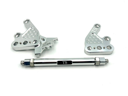 Custom CNC Aluminum Footpeg Bracket Assembly Talaria MX3, MX4, MX5 - Howling Moto