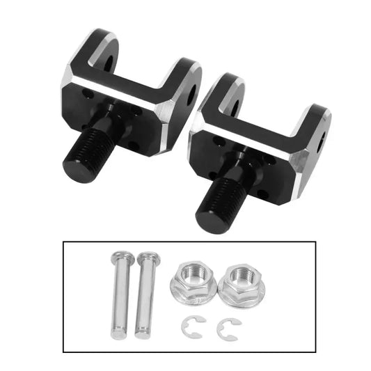 Footpeg Bracket Connectors for E-moto (Machined Finish) - Howling Moto