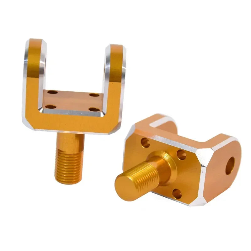 Footpeg Bracket Connectors for E-moto (Machined Finish) - Howling Moto
