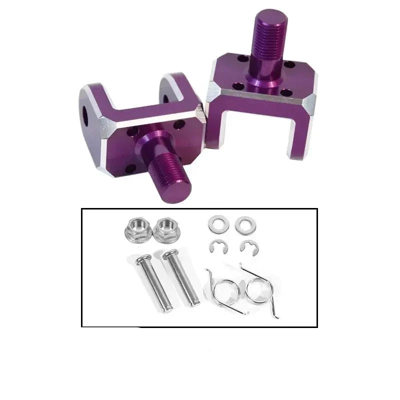 Footpeg Bracket Connectors for E-moto (Machined Finish) - Howling Moto