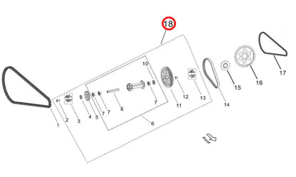 OEM Complete Jackshaft Assembly for E-Ride Pro and Surron LBX - Howling Moto