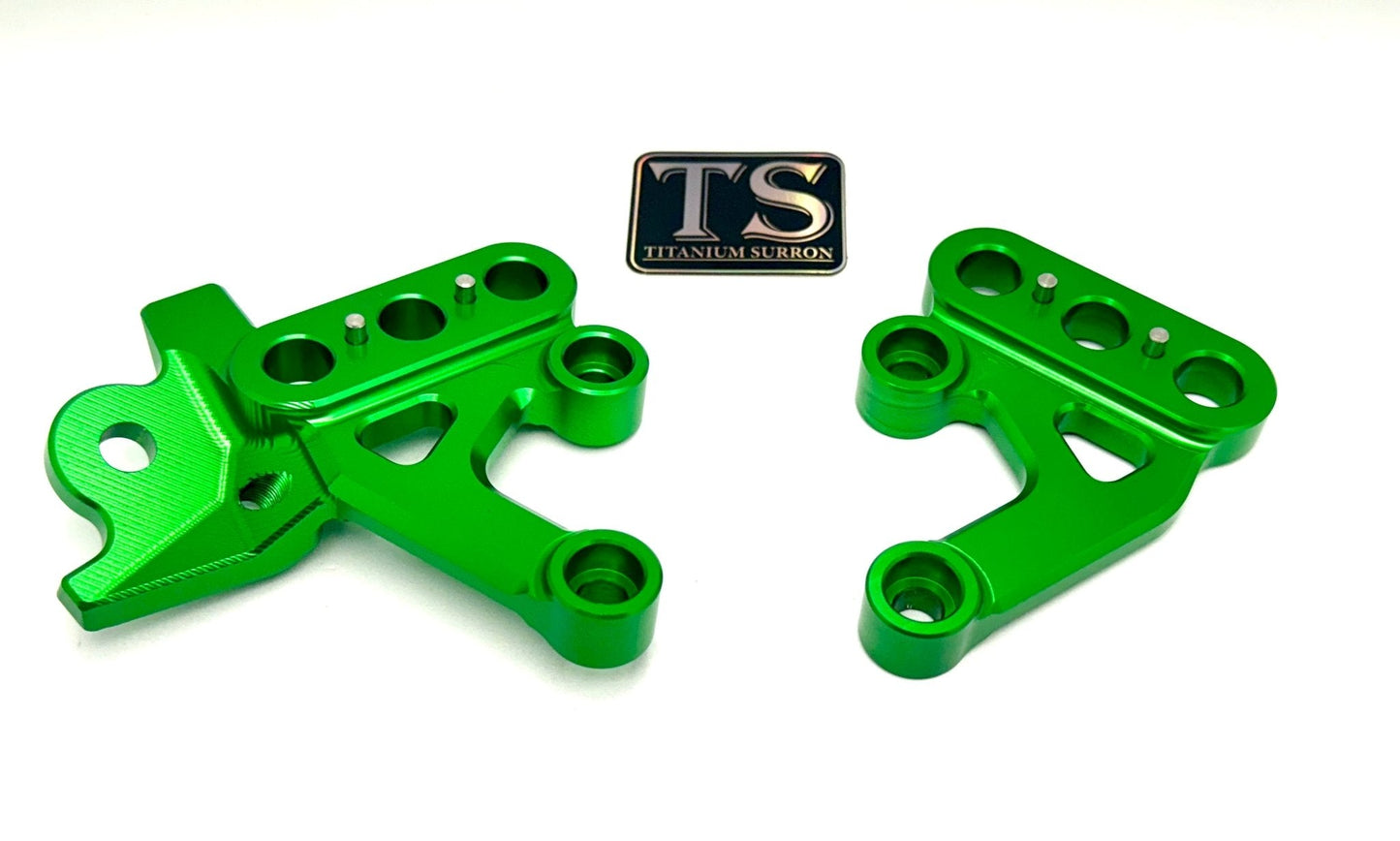 Custom CNC Aluminum Footpeg Bracket for Surron and E-Ride Pro - Howling Moto