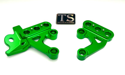 Custom CNC Aluminum Footpeg Bracket for Surron and E-Ride Pro - Howling Moto