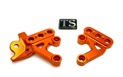 Custom CNC Aluminum Footpeg Bracket for Surron and E-Ride Pro - Howling Moto
