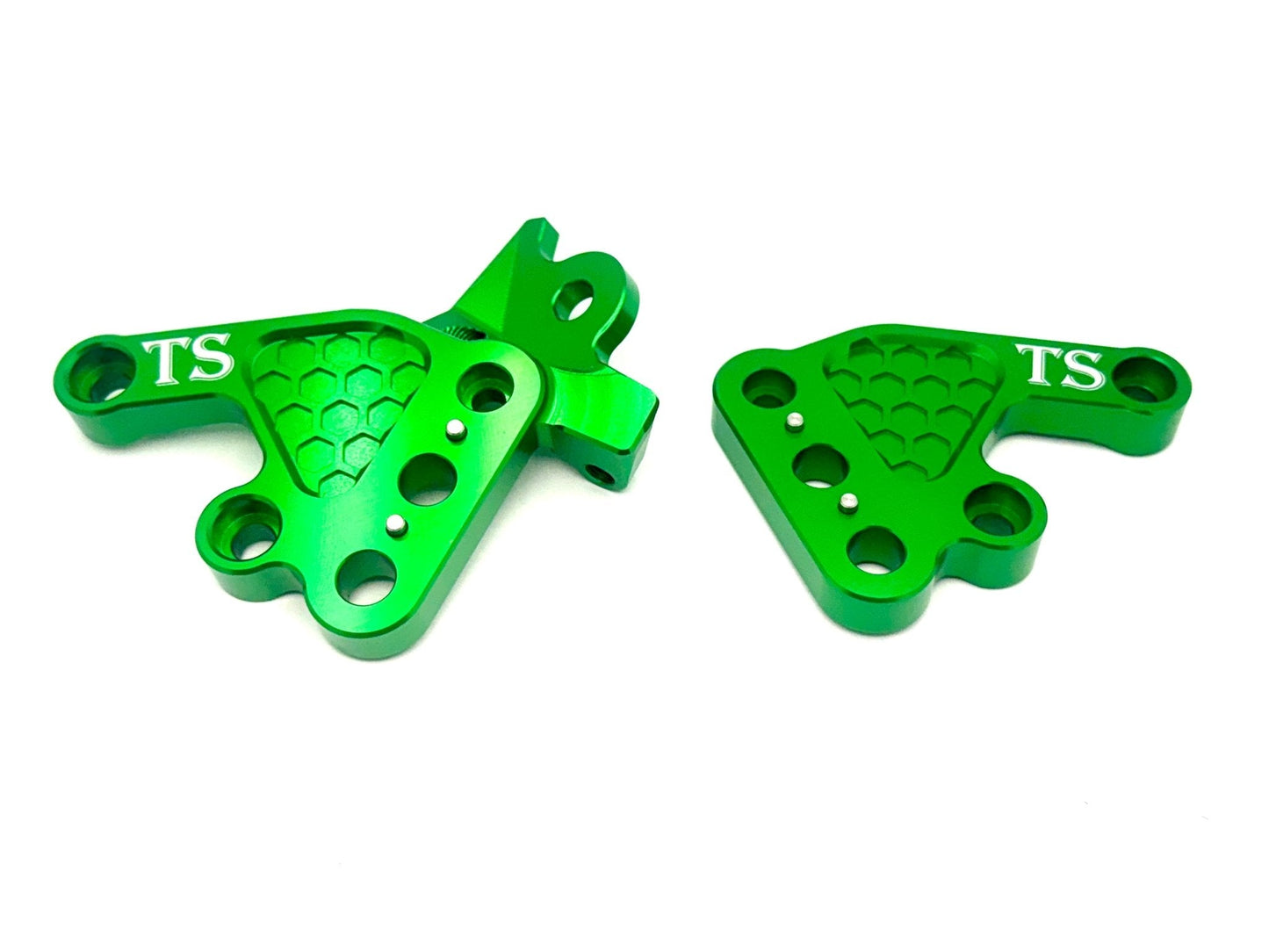 Custom CNC Aluminum Footpeg Brackets for Talaria Sting MX3, MX4, MX5 - Howling Moto