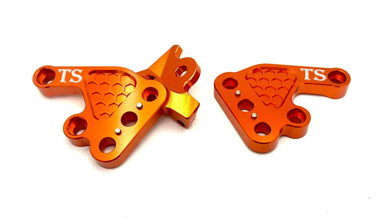Custom CNC Aluminum Footpeg Brackets for Talaria Sting MX3, MX4, MX5 - Howling Moto