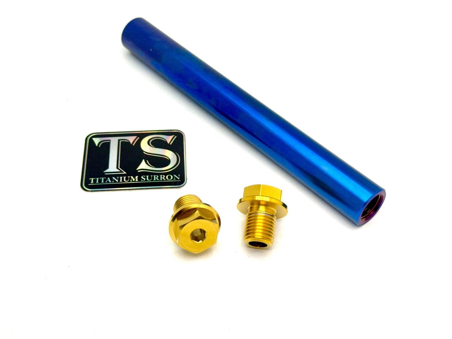 FastAce ALX13RC 2.0 Fork Titanium Axle and Two Axle Bolts (3 Pieces) - Howling Moto