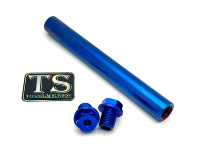 FastAce ALX13RC 2.0 Fork Titanium Axle and Two Axle Bolts (3 Pieces) - Howling Moto
