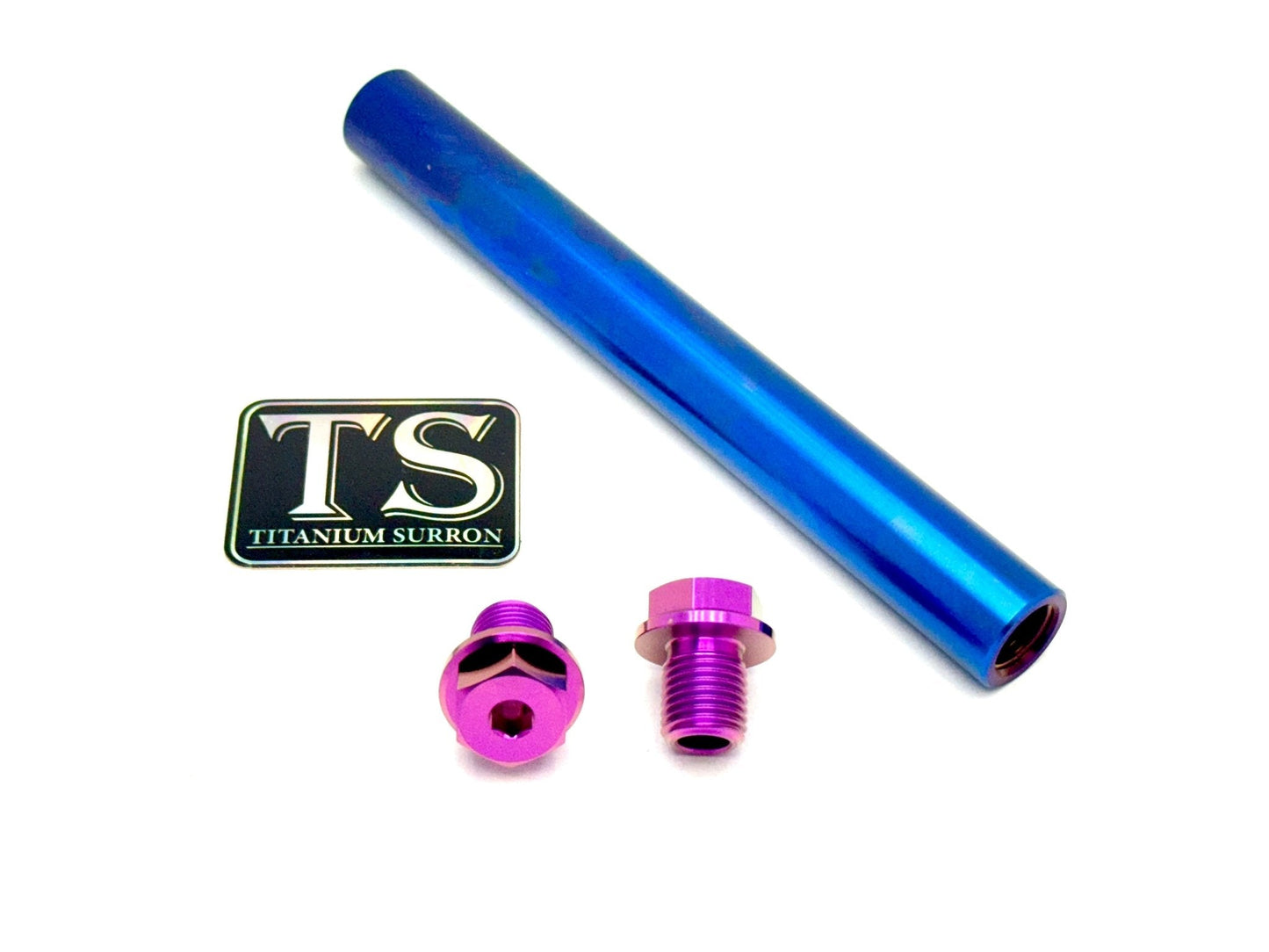 FastAce ALX13RC 2.0 Fork Titanium Axle and Two Axle Bolts (3 Pieces) - Howling Moto