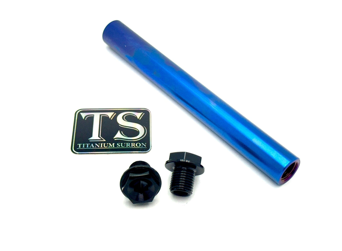 FastAce ALX13RC 2.0 Fork Titanium Axle and Two Axle Bolts (3 Pieces) - Howling Moto