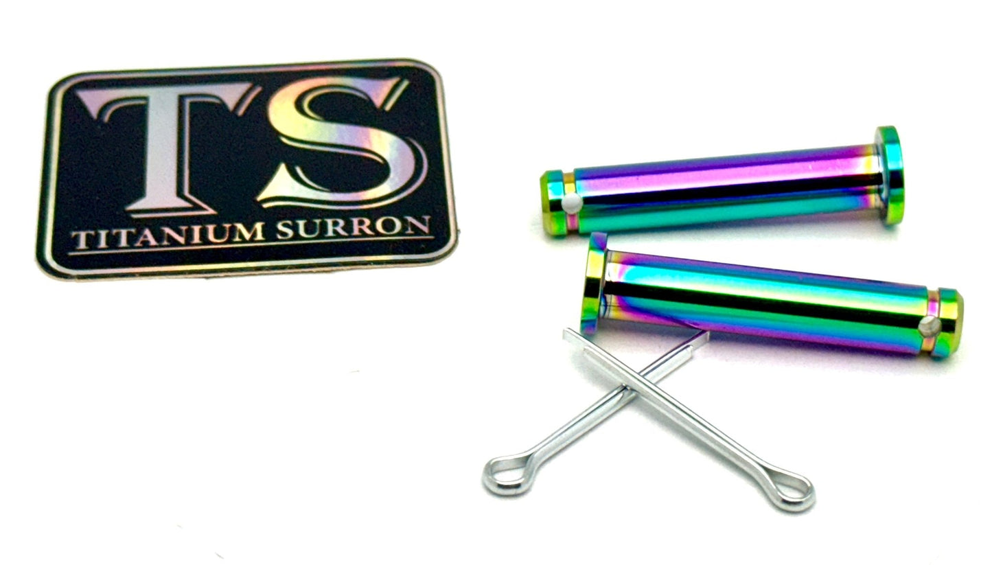 Titanium Foot Peg Pins - Surron, Talaria, Segway, 79 Bike, Rerode, E-Ride Pro - Howling Moto