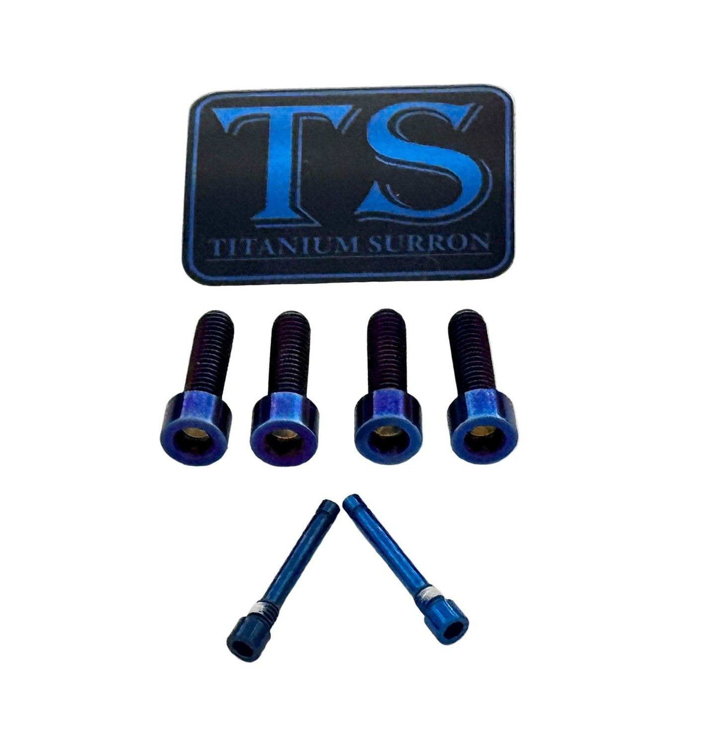 Titanium Caliper Bolt Kit (20mm Bolts) - Howling Moto