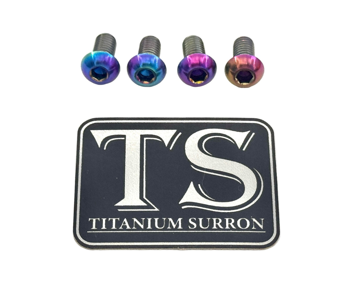 Titanium E-Moto Headlight Mount Bolts - Howling Moto