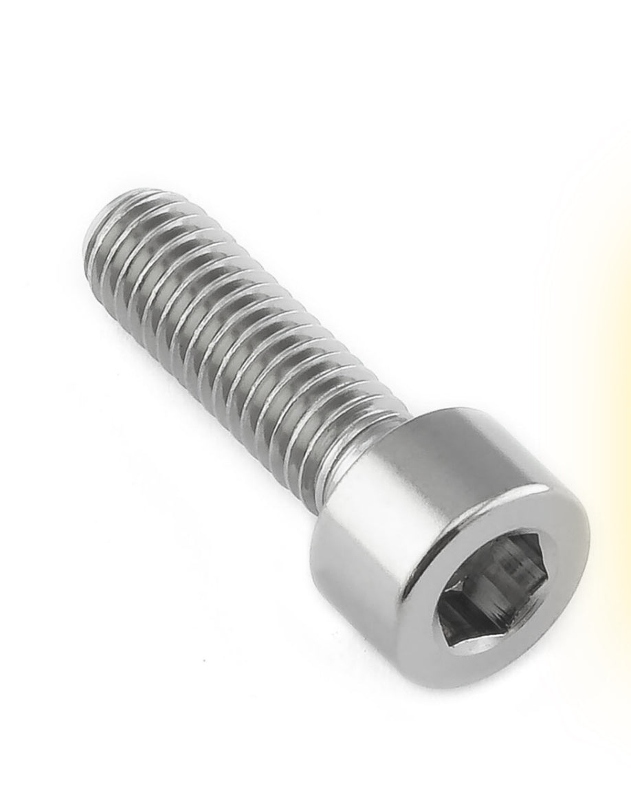 Blue Titanium Surron RST Fork Titanium Bolt Kit with lightweight, durable titanium bolts for bike suspension components.