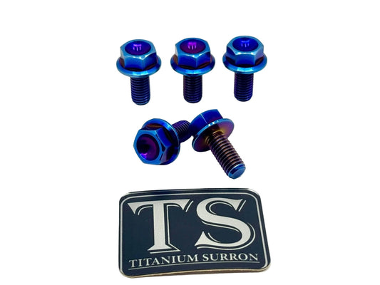 Titanium Rear Sprocket Bolts - E-Moto - Howling Moto