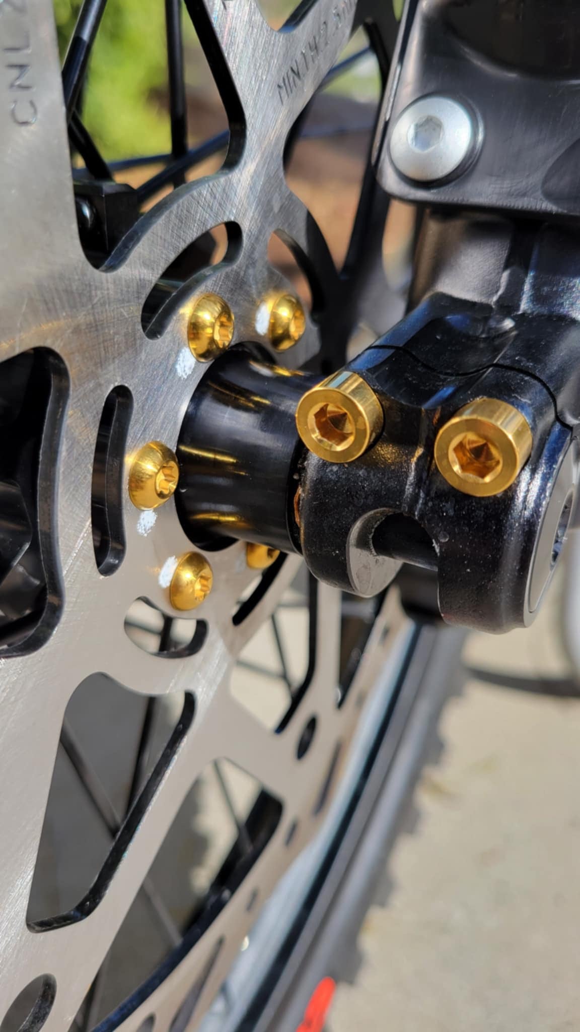 Titanium Altis Sigma Front Fork Bolt Kit - Howling Moto