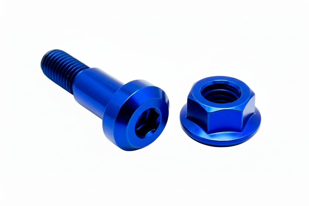 Titanium Kickstand Bolt/ Nut Set- E-Ride Pro, Surron, Segway - Howling Moto