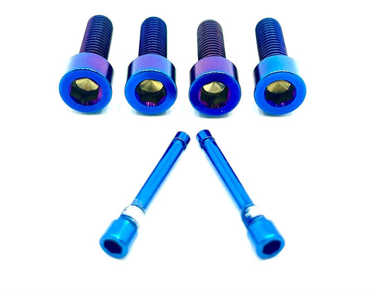 Titanium Caliper Bolt Kit (30mm bolts) - Howling Moto
