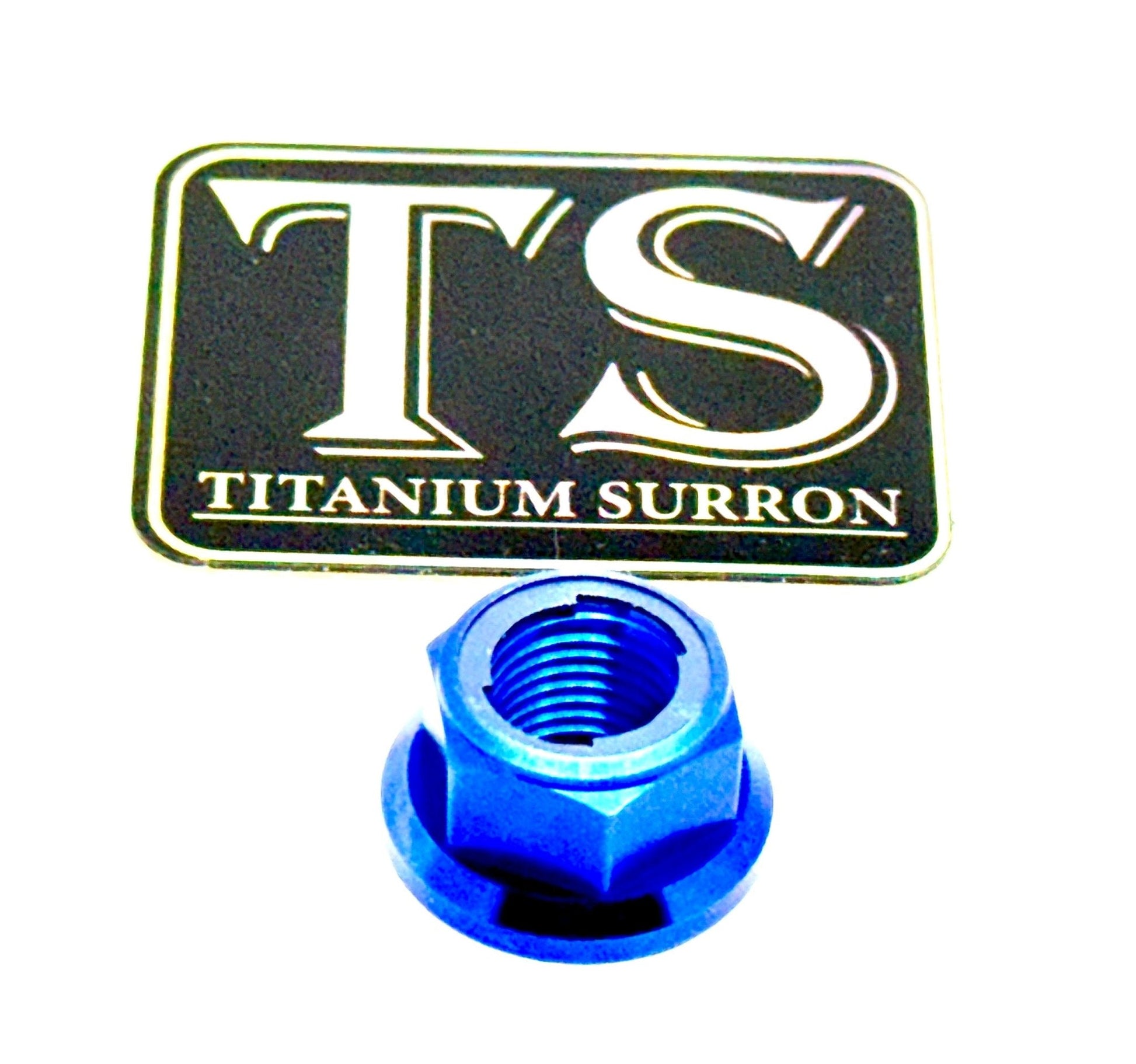 Titanium Sotion/ Torp Motor FW01 GTS01 Reverse Thread Nut - M12 - Howling Moto