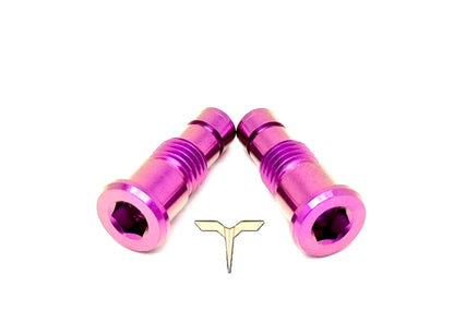 Titanium Battery Lid Bolts - Talaria Sting R MX4 (Two Pcs) - Howling Moto