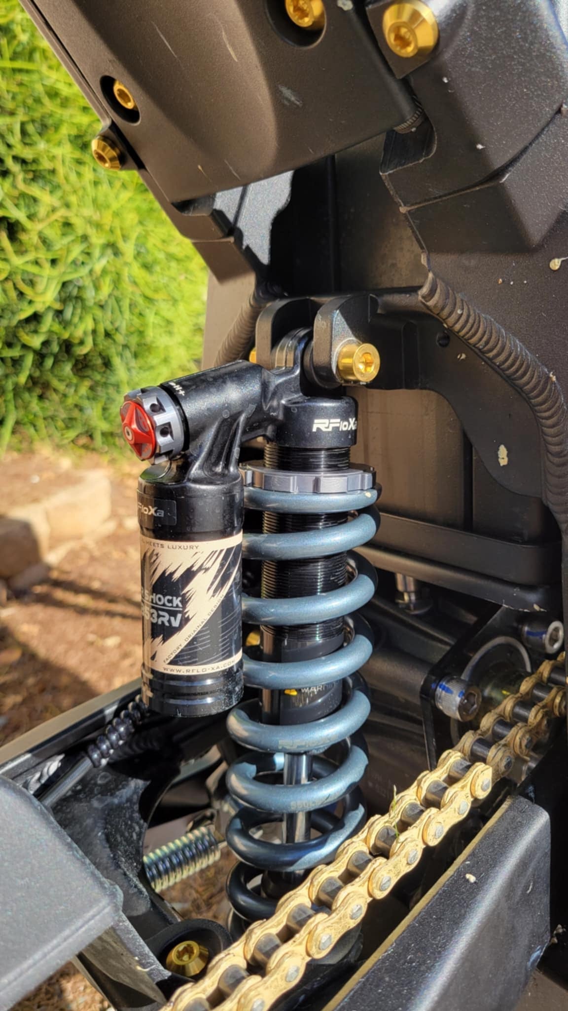 Titanium Rear Shock Mount Hardware (4 Pieces) Altis Sigma - Howling Moto