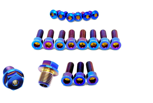 Titanium FastAce Fork Bolt Kits ALX13RC (2.0), AHX12RV (Gravitee), ALX32RC - Howling Moto