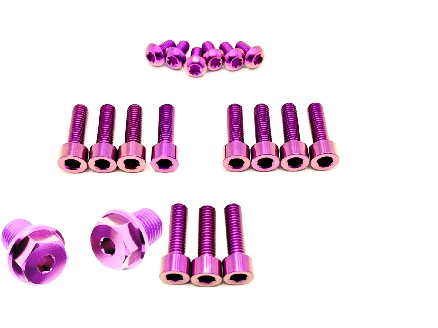 Titanium FastAce Fork Bolt Kits ALX13RC (2.0), AHX12RV (Gravitee), ALX32RC - Howling Moto
