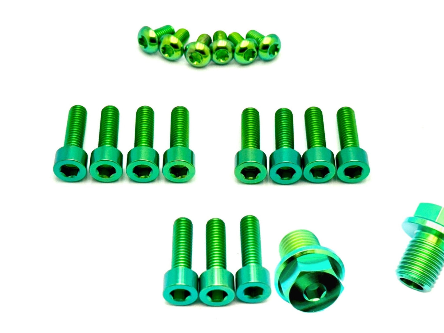 Titanium FastAce Fork Bolt Kits ALX13RC (2.0), AHX12RV (Gravitee), ALX32RC - Howling Moto