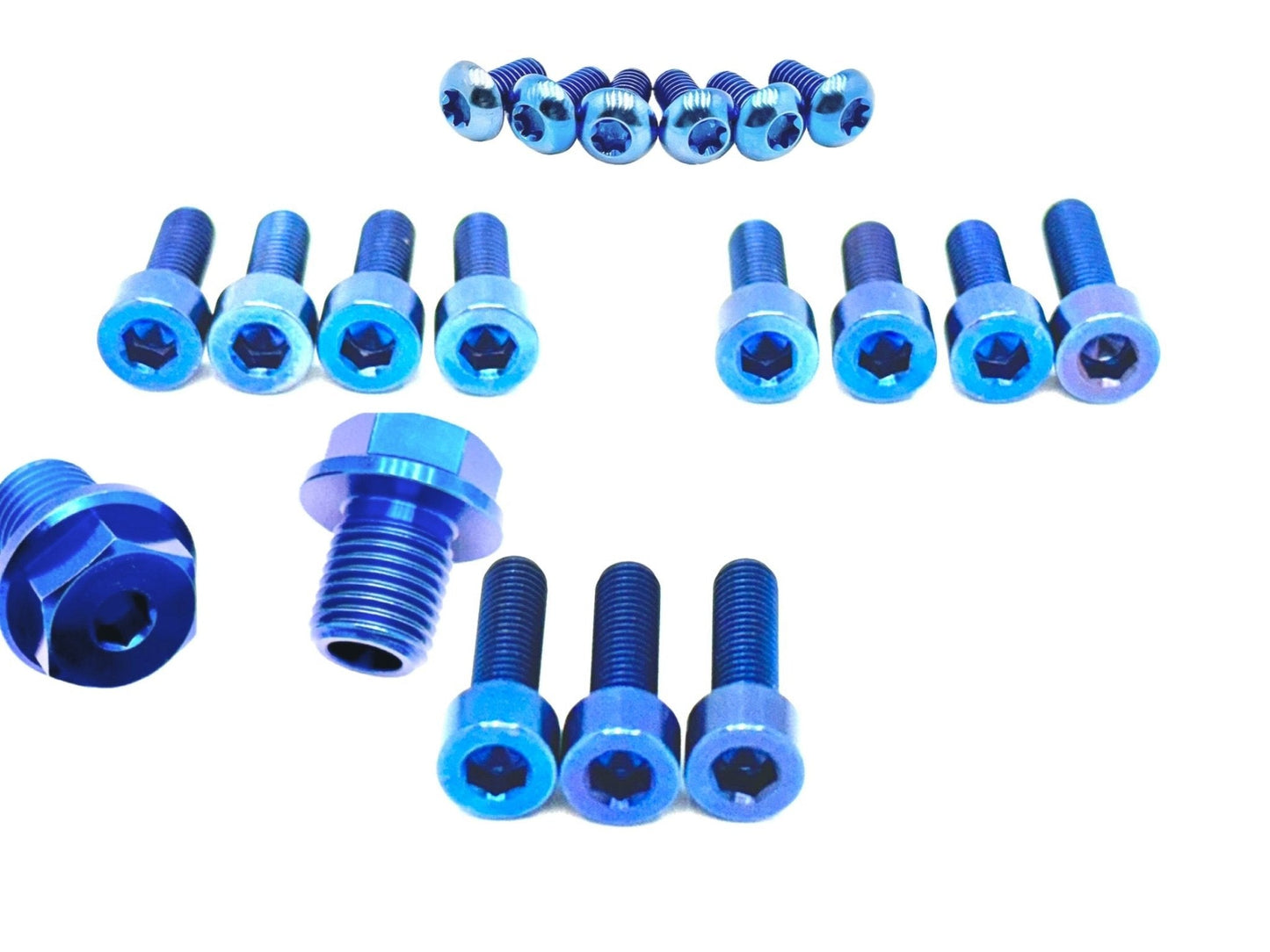 Titanium FastAce Fork Bolt Kits ALX13RC (2.0), AHX12RV (Gravitee), ALX32RC - Howling Moto