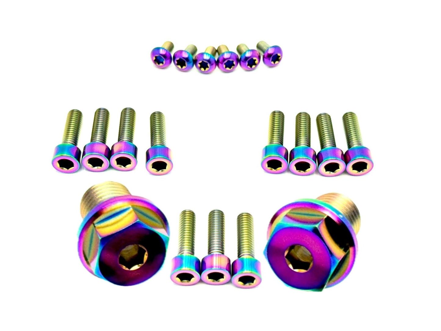 Titanium FastAce Fork Bolt Kits ALX13RC (2.0), AHX12RV (Gravitee), ALX32RC - Howling Moto