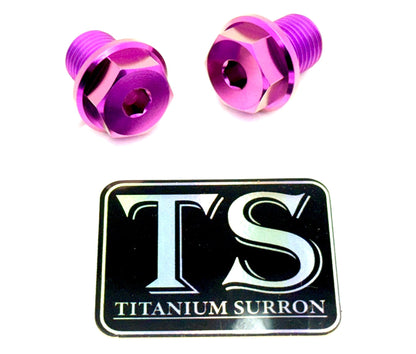 Titanium FastAce Forks Axle Bolts - Howling Moto