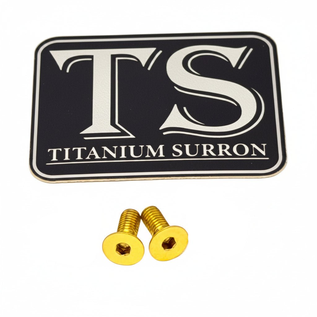 Titanium Surron Ultra Bee Brake Reservoir Cap Bolts