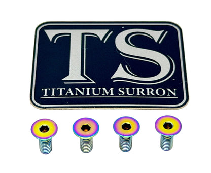 Titanium Surron Ultra Bee Brake Reservoir Cap Bolts