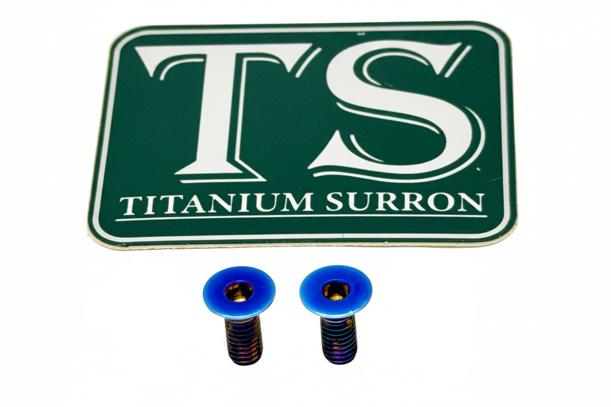 Titanium Surron Ultra Bee Brake Reservoir Cap Bolts