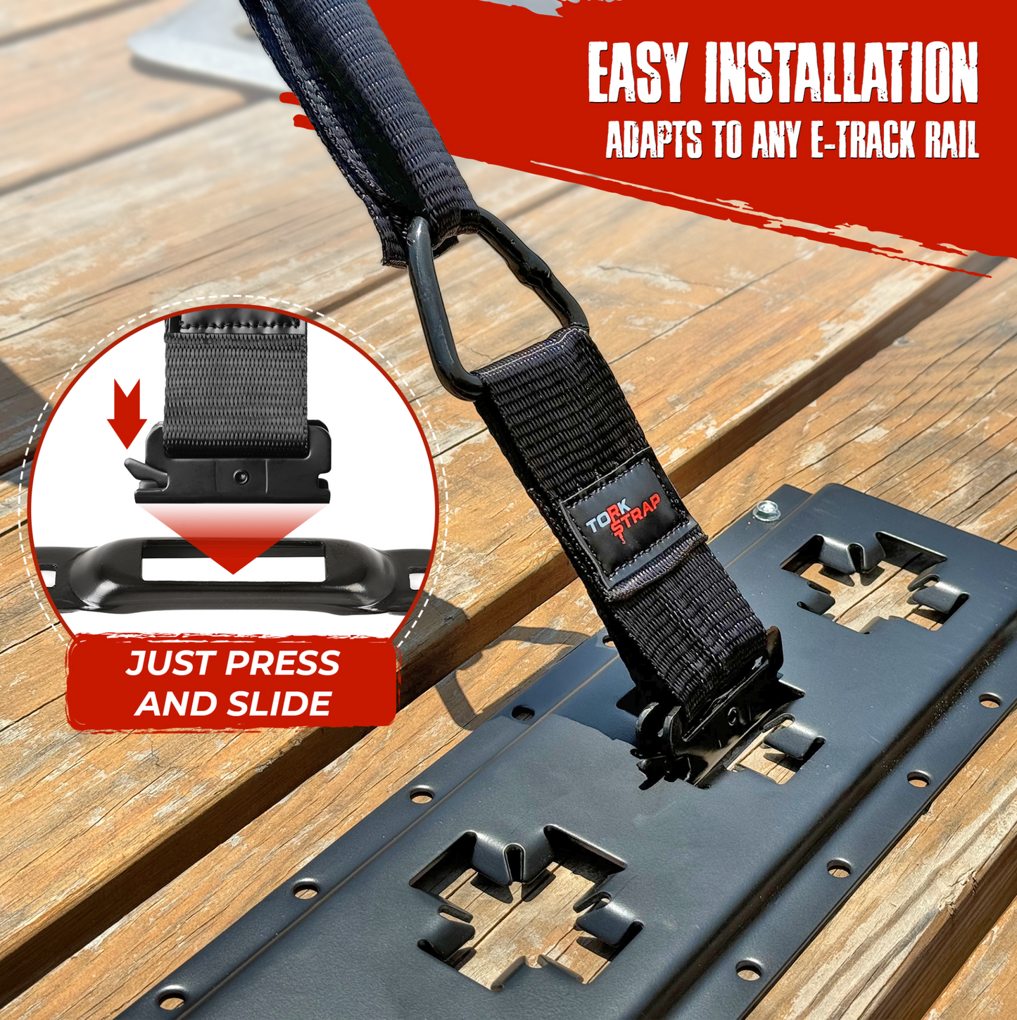 4400LB E-Track Clip - Howling Moto