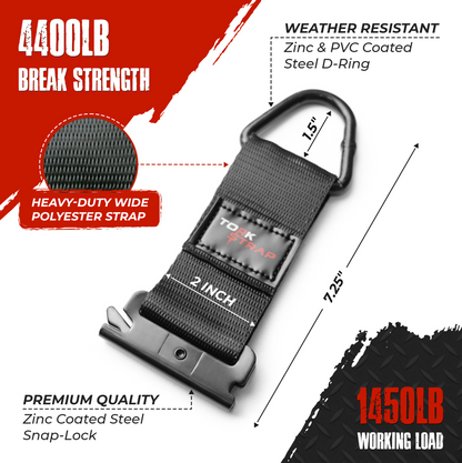 4400LB E-Track Clip - Howling Moto