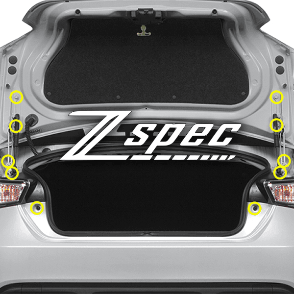 ZSPEC Stage-3 Dress Up Bolts® Fastener Kit for Scion FRS, Subaru BRZ, Toyota 86 '13-21, Stainless & Billet - Howling Moto