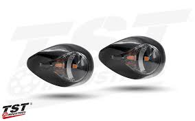 TST LED Front Flushmount Turn Signals for Honda - Howling Moto