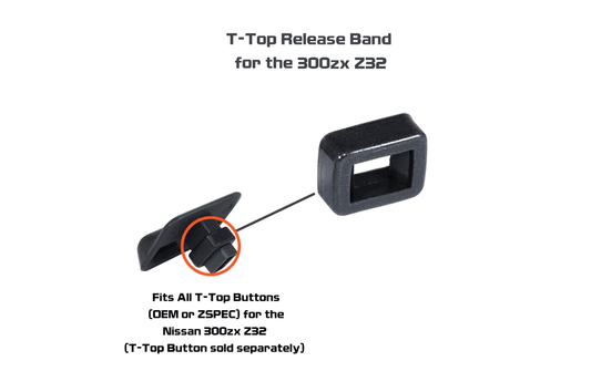 ZSPEC T-Top Release Button Lock-Band for Z32 300zx '90-96 - Howling Moto