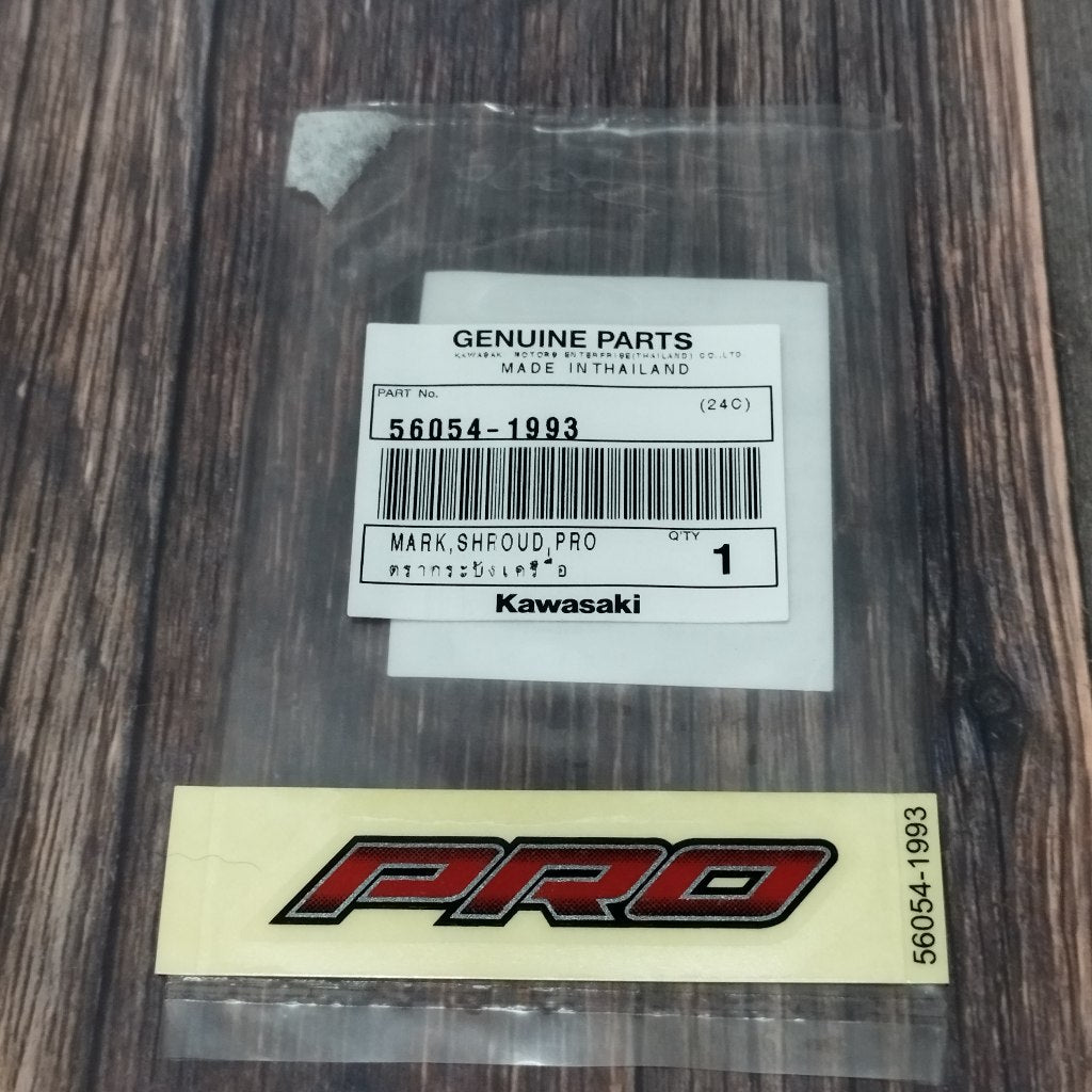 Kawasaki Pro Decal Mark Shroud Z125 - Howling Moto