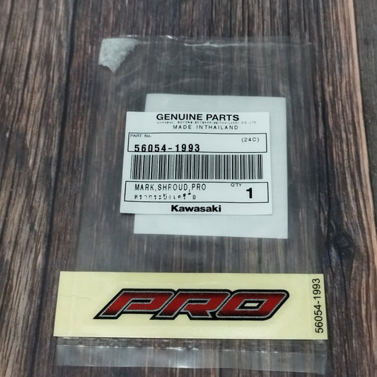 Kawasaki Pro Decal Mark Shroud Z125 - Howling Moto