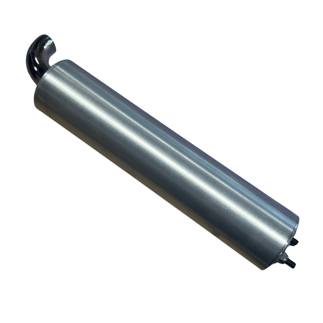 Yasuni Replacement Silencer Silver - OPEN BOX - Howling Moto
