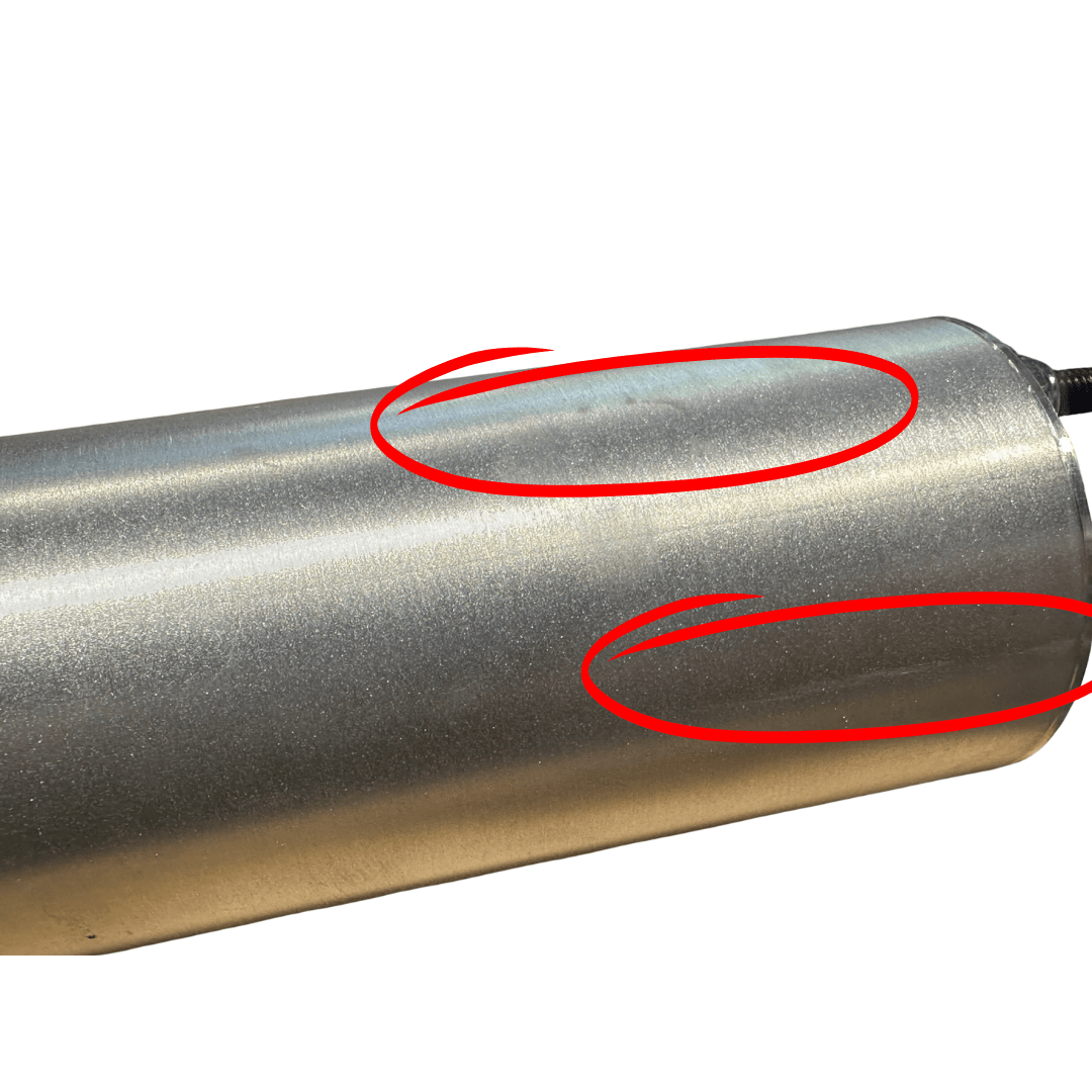Yasuni Replacement Silencer Silver - OPEN BOX - Howling Moto