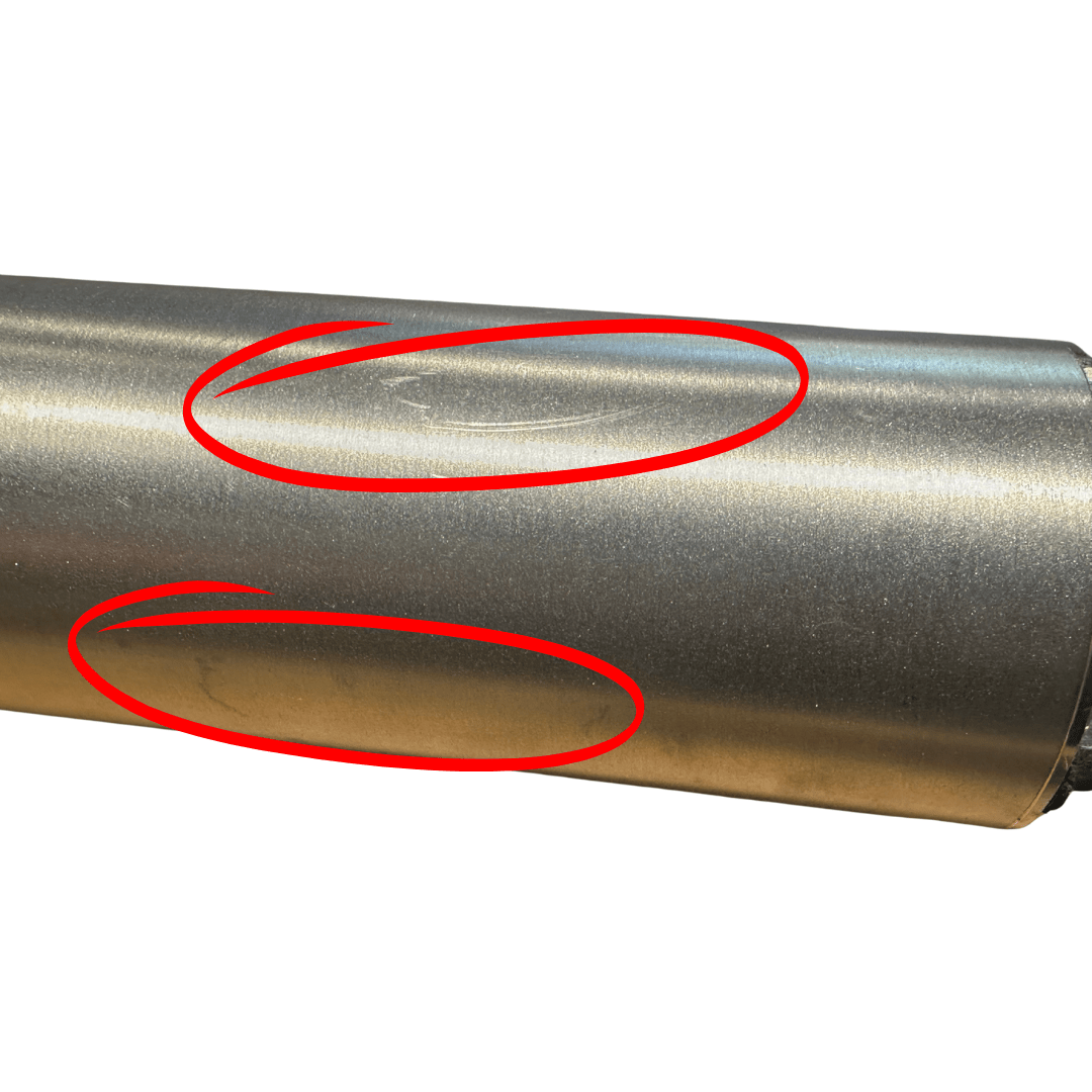 Yasuni Replacement Silencer Silver - OPEN BOX - Howling Moto
