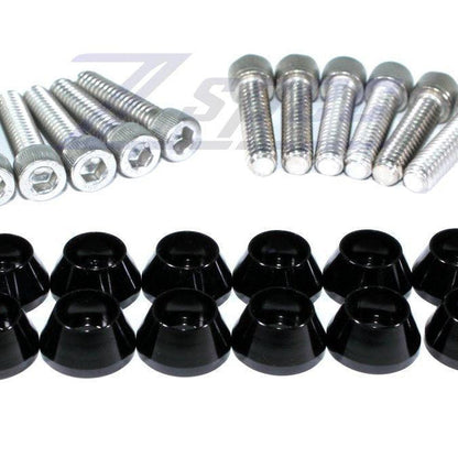 ZSPEC Valve Covers Fastener Kit for '87-93 Ford Mustang V8 Fox-Body, Stainless & Billet - Howling Moto