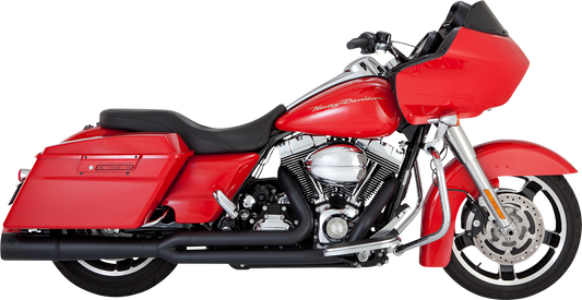 VANCE & HINES Pro Pipe exhaust system with PCX™ technology in black, designed for motorcycle performance and style.