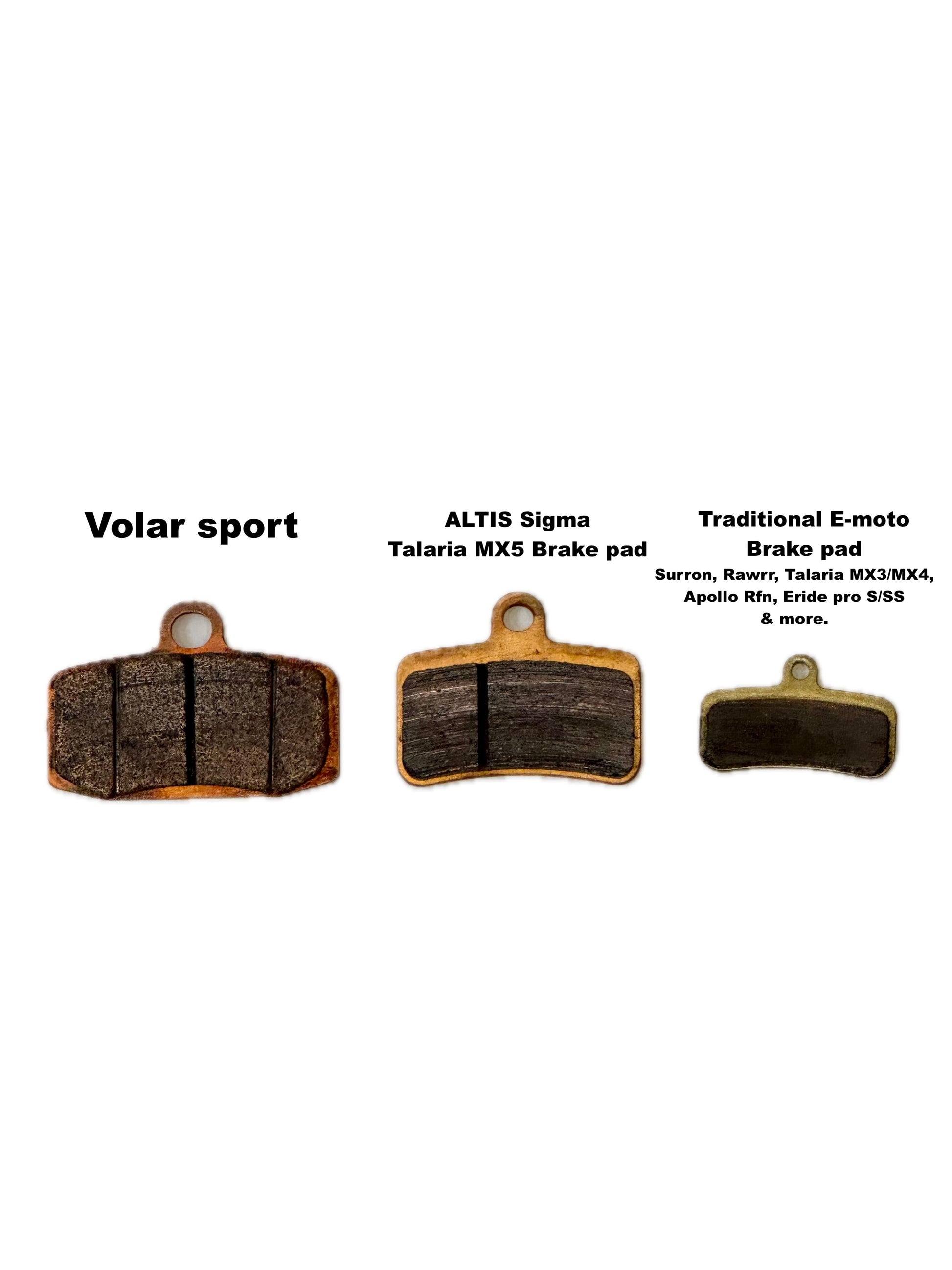 Volar Sport | Brake pads For 4 piston 85MM Volar sport brakes - Howling Moto